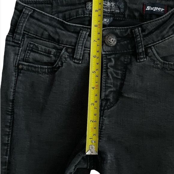 Silver Jeans Suki mid super skinny /stretchy size W24/L31 - Picture 7 of 10